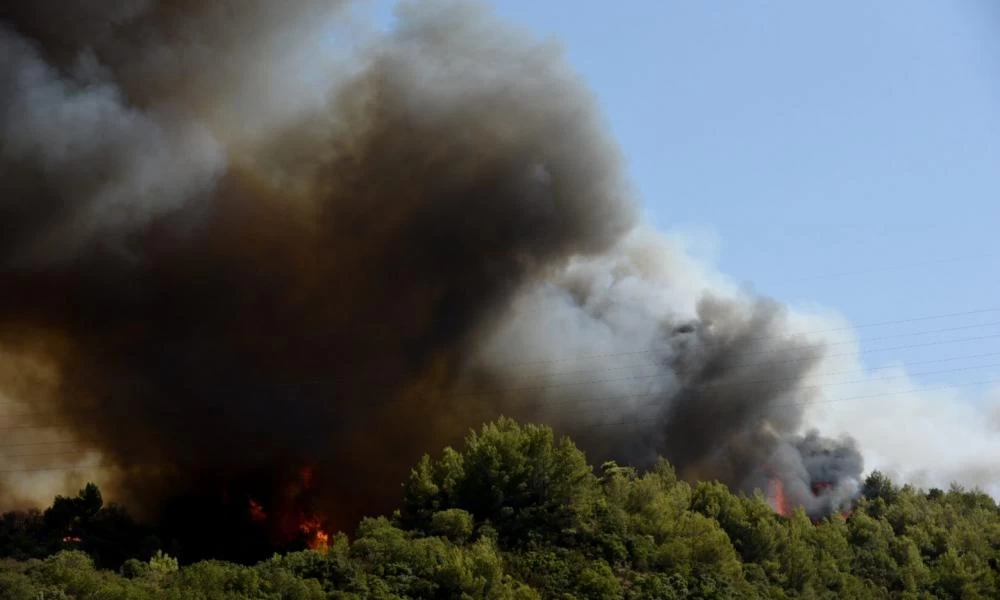 Συναγερμός στην Πυροσβεστική: Φωτιά στην Αχαΐα, μέσα στο χωριό Άρλα